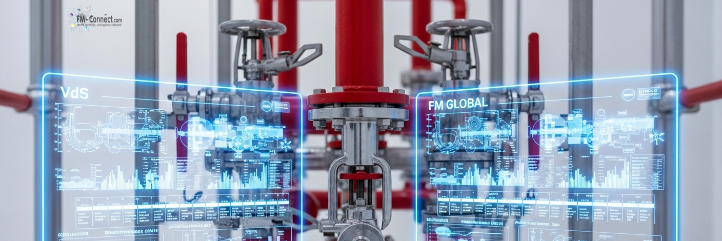 Wartung und Prüfintervalle von Sprinkleranlagen – VdS vs. FM Global