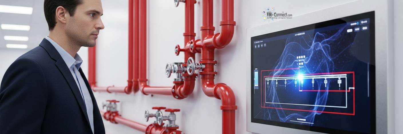 Grundverständnis für Ereignisse in Sprinkleranlagen wie Auslösung Alarm und Betriebszustände im Gebäude