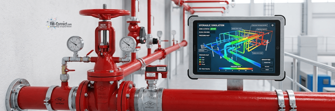 Hydraulische Grundlagen bestehender Sprinkleranlagen verifizieren und fortschreiben